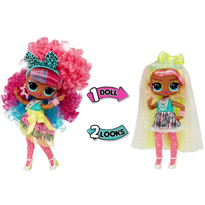 Комплект L.O.L. Surprise Tweens Curls 2-Crimps Cora, 20+ аксесоара, многоцветен