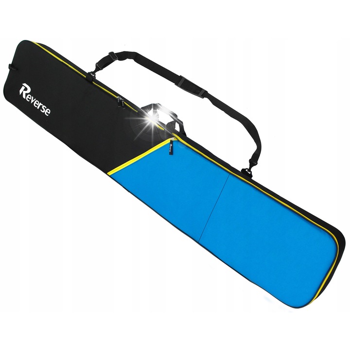 Snowboard táska Reverse, 170cm, vízálló, sisaktartóval, fekete