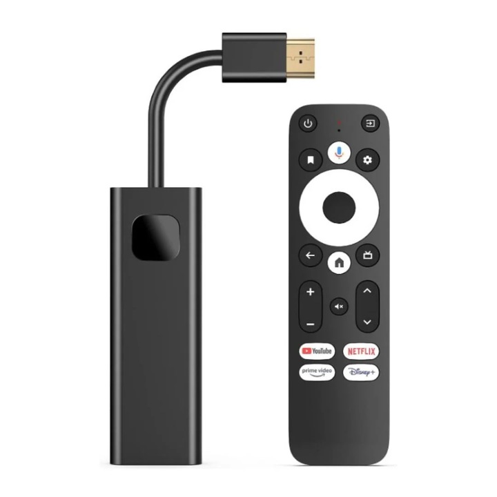Mediaplayer Atc GD1 4K, Android 11, Google Assistant, Chromecast, 210x36x13mm