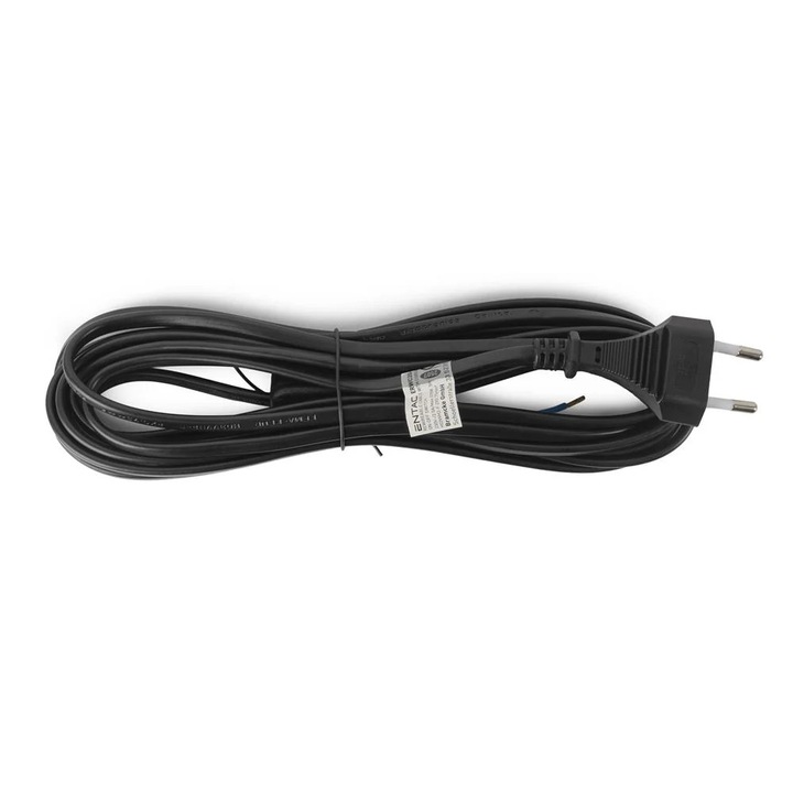 Cablu electric, Entac, 2G0.75, On/Off, 5m, negru