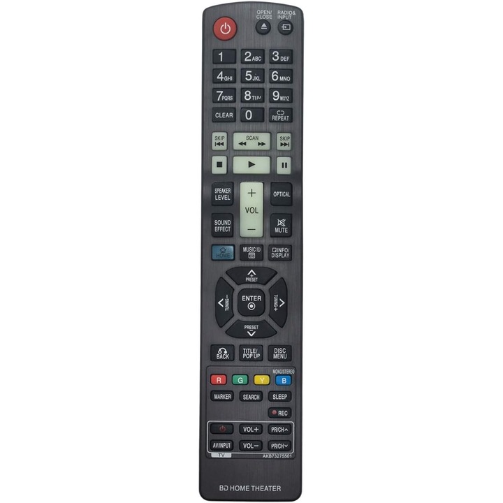 Telecomanda inlocuire AKB73275501 pentru LG Sistem Home Cinema Blu-ray LHB336 HB906SB HX906TA