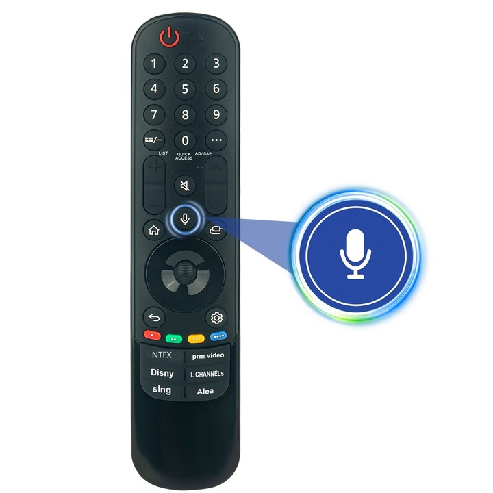 Telecomanda inlocuire MR23GA AKB76043102 Voice Magic pentru LG Smart TV 50QNED816RE OLED42C31LA 75UR91006LA pentru 2023 Smart TV
