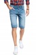 Pantaloni scurti barbati Mustang Chicago Short, slim fit, albastru, 38 EU