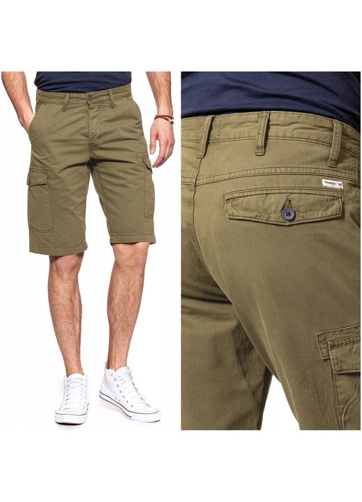 Pantaloni barbati Wrangler CARGO, verde, Verde