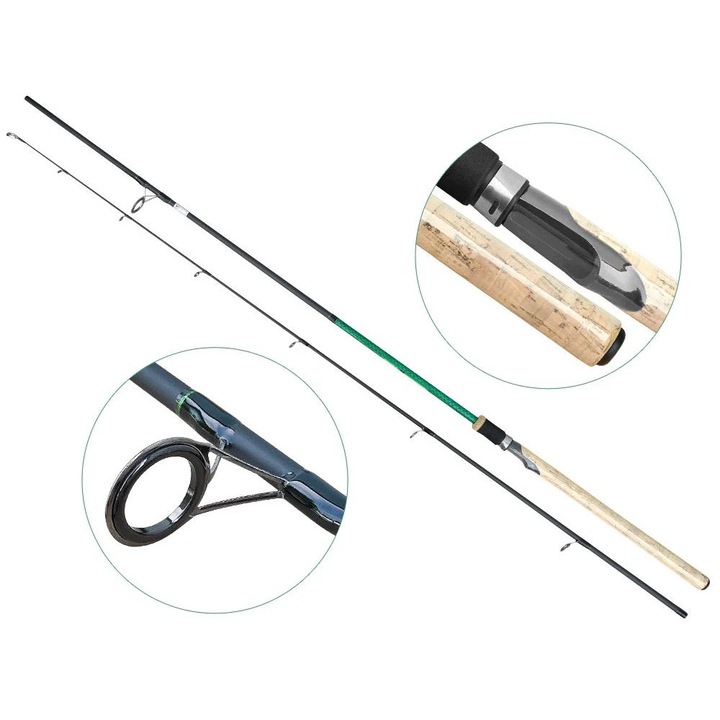 Baracuda Raptor 2402 karbon horgászbot, 2,40m
