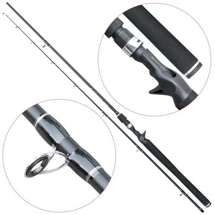 Lanseta fibra de carbon Baracuda Crack 2102 2, 10m