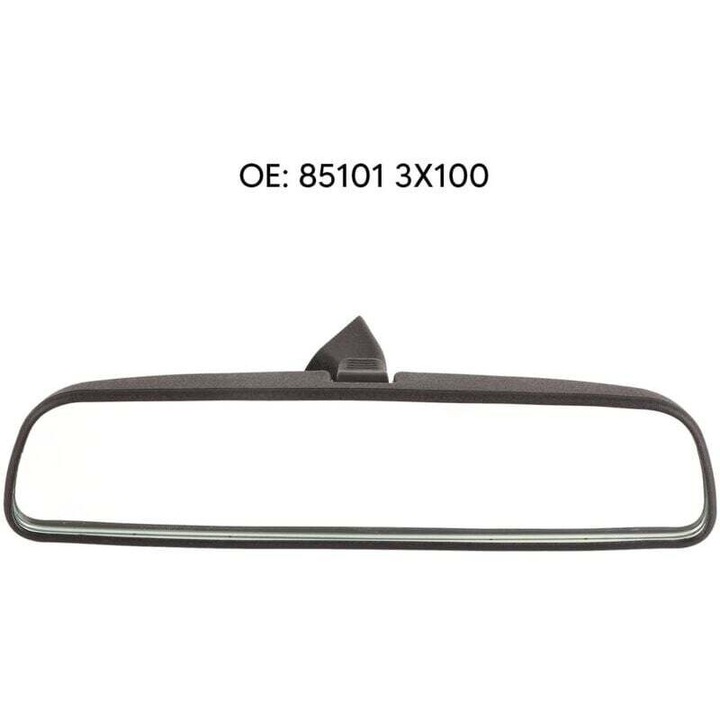 Oglinda retrovizoare interioara auto, 851013X100, pentru Hyundai Accent, Elantra, Kia Carens, Soul, Sportage, plastic ABS, usor de instalat