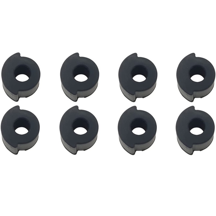 Set 8 amortizoare de cauciuc pentru trotineta electrica ES1 ES2 ES3, negru, 1,5x1,3x1cm