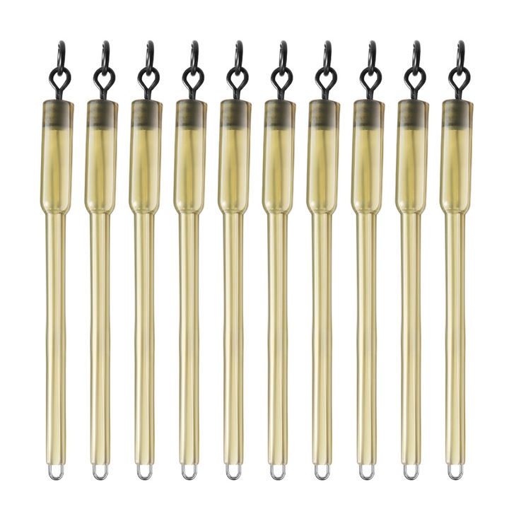 Set de 10 swivels pentru pescuit la crap, negru si verde, 605x58+15mm
