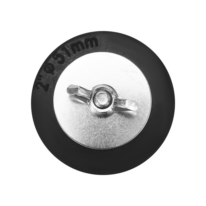 Stopper din cauciuc pentru furtun de 2 inch, accesorii piscina, negru, 5.08 cm