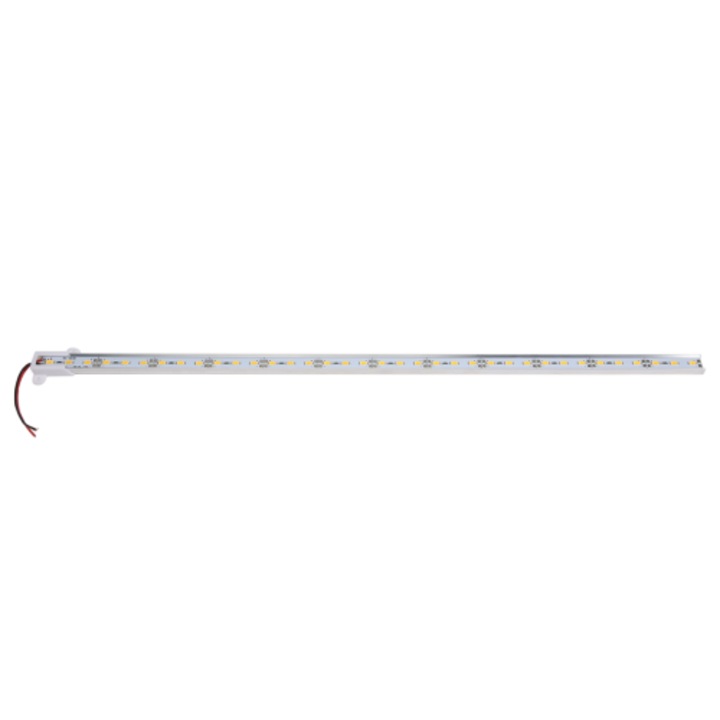 LED szalag 5050 36 LED 50x1.2cm Meleg Fehér 12V Merev Alumínium