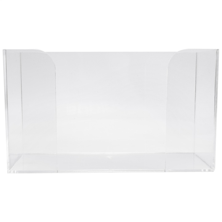 Suport servetele, transparent, 29x10.6x17cm, pentru servetele Z/C-fold si multi-fold