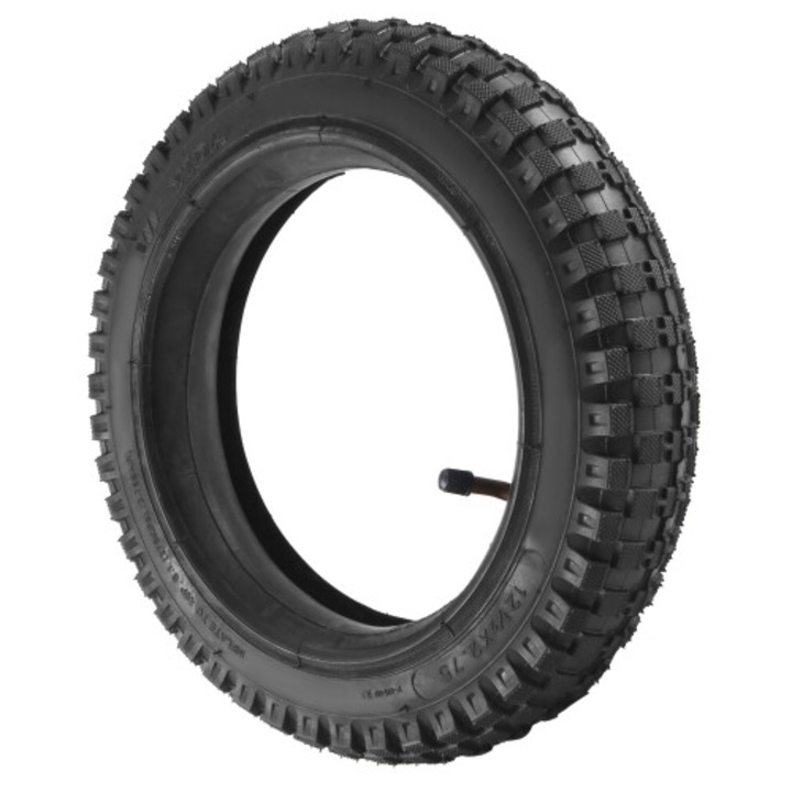 Cauciuc bicicleta 12.5x2.75 OEM set interior exterior