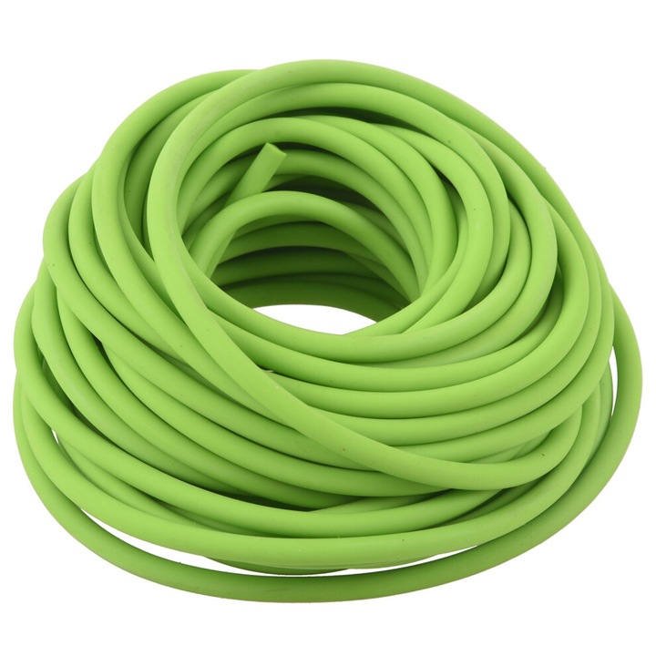 Ellenállás gumi szalag, zöld, 10 m, 5 mm