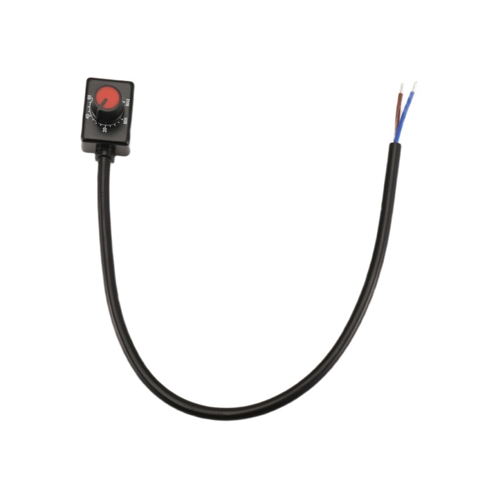 Dimmer LED 0/1-10V nyomógombbal, passzív alacsonyfeszültségű dimmer, fekete, 1 darab