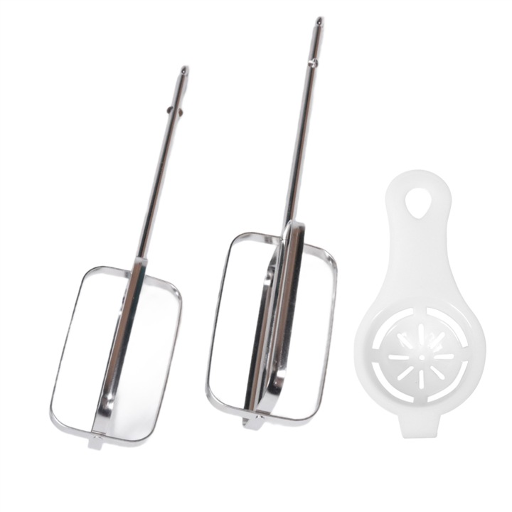 Batator de oua set 2 bucati, inox, argintiu, pentru mixer electric HM520/530/620/320