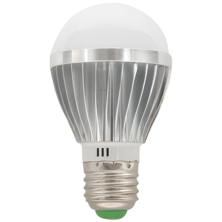 Fehér LED izzó E27 5W 12V, 1 db-os készlet, alacsony fogyasztás, magas hatásfok