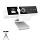 Camera web 4K, USB, alb, autofocalizare rapida, sunet clar