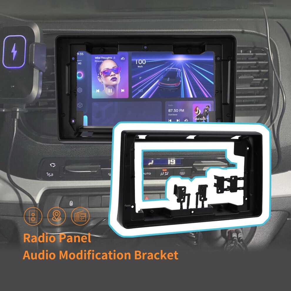 Fascia radio 2Din pentru Jumper/Boxer/Ducato, 9 inch, neagra - eMAG.ro