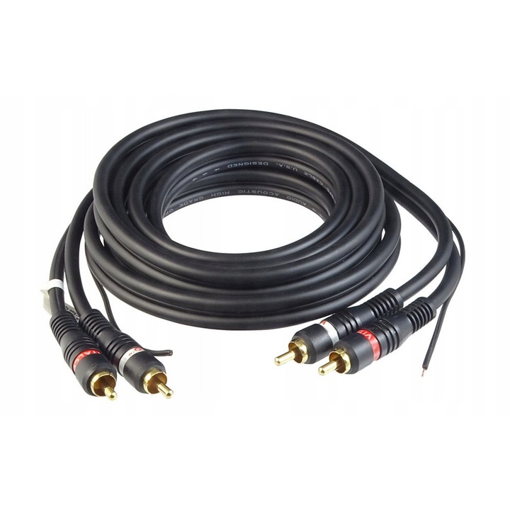 2RCA-2RCA audiokábelek, Quick Steer, 1m, 1 darabos szett
