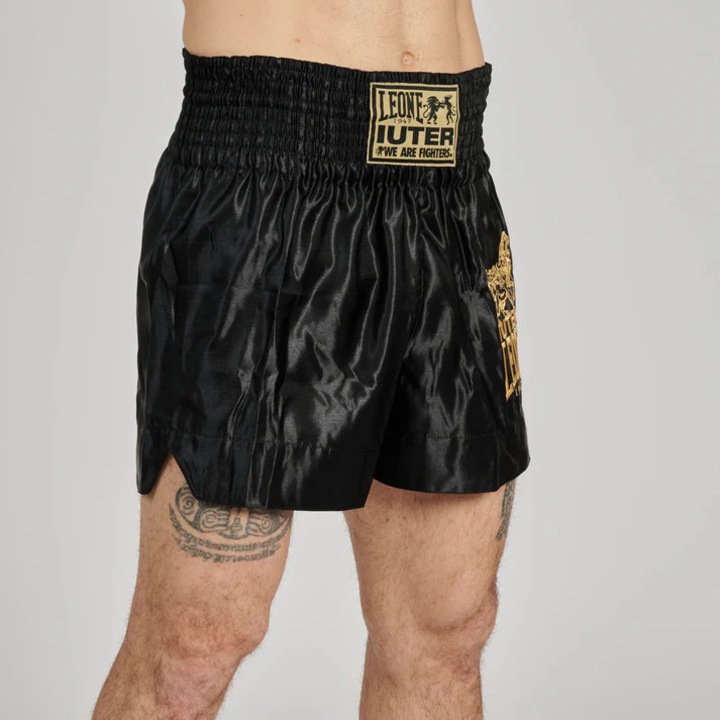 Pantaloni scurți sport Leone negru, Negru