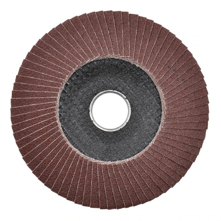 Homlok lamellás tárcsa, 125 mm, P120, alumínium-oxid, készlet