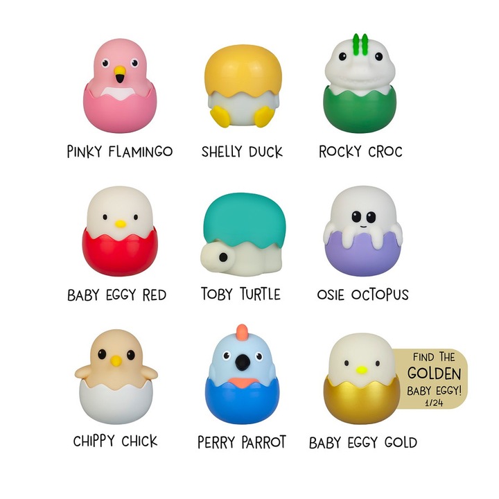 Eggy & Friends Mystery Lights - Figurina LED Surpriză de Colecție (Blind Box)