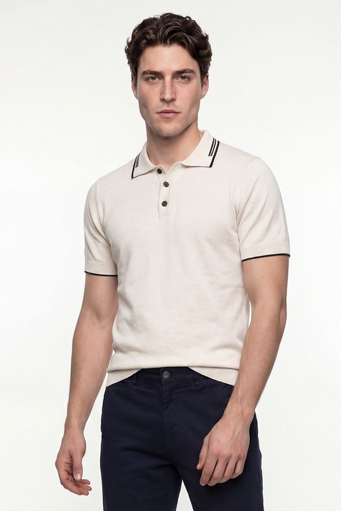 Felix Hardy, Tricou polo din bumbac, Crem