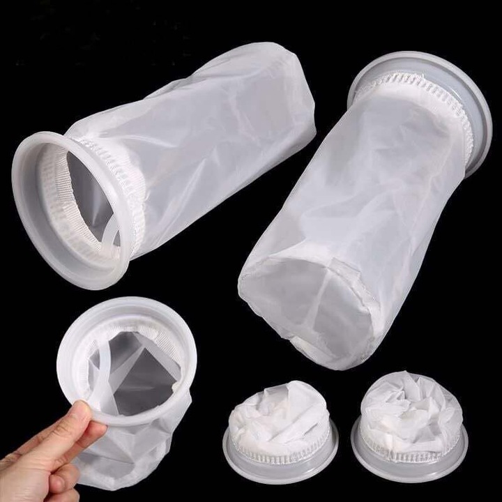 2 db IBC nylon szűrő készlet, 105mm, újrafelhasználható, esővízhez