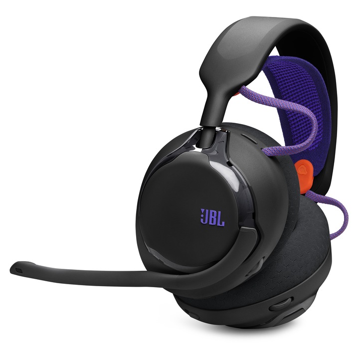 JBL Quantum 650 gamer fejhallgató, Bluetooth 5.3, akár 60 óra üzemidő, QuantumENGINE, Térbeli hangzás, Fekete