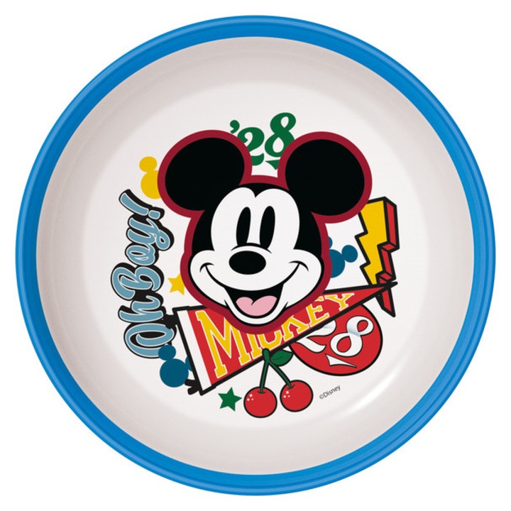 Műanyag Mickey mélytányér