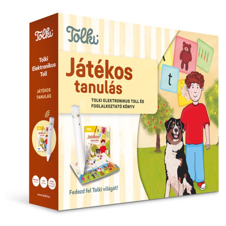Tolki- Játékos tanulás szett ( könyv+toll)
