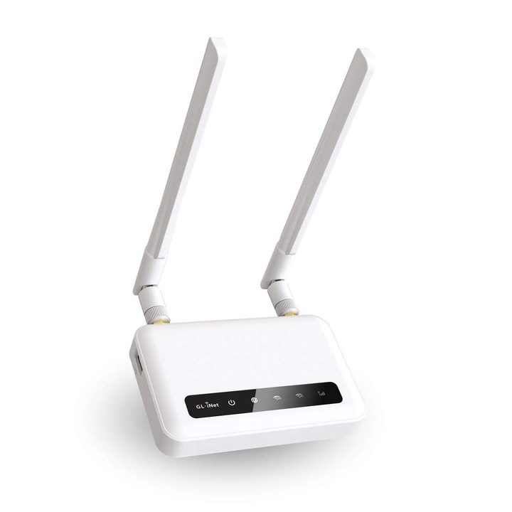 Безжичен рутер Gl.iNet Gl-X750 (Spitz) 4G, двубандов, 1500 MB/s, с 128GB MicroSD карта