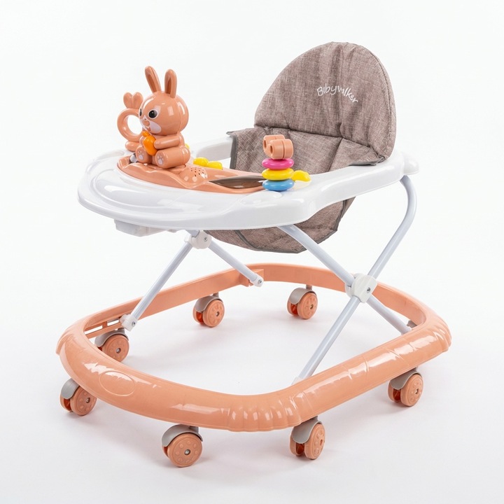 ROBENTOYS Nyuszi bébikomp, állítható, összecsukható, narancssárga