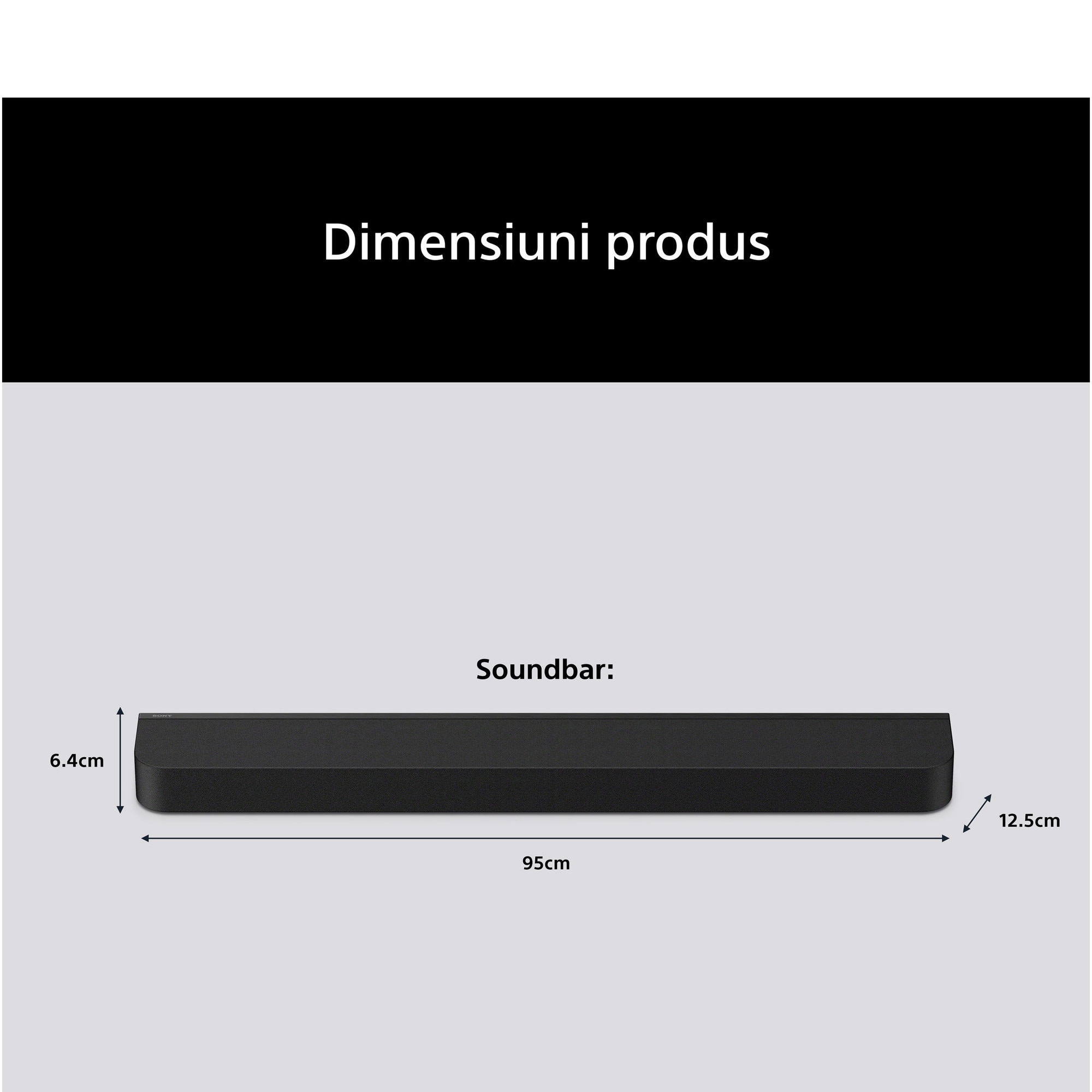 Soundbar Sony BRAVIA Theatre Bar 7 + Sub 7, 5.1.2ch, 505W, Dolby Atmos, DTS:X, 360 Spatial Sound Mapping, Voice Zoom 3, Bluetooth, Negru