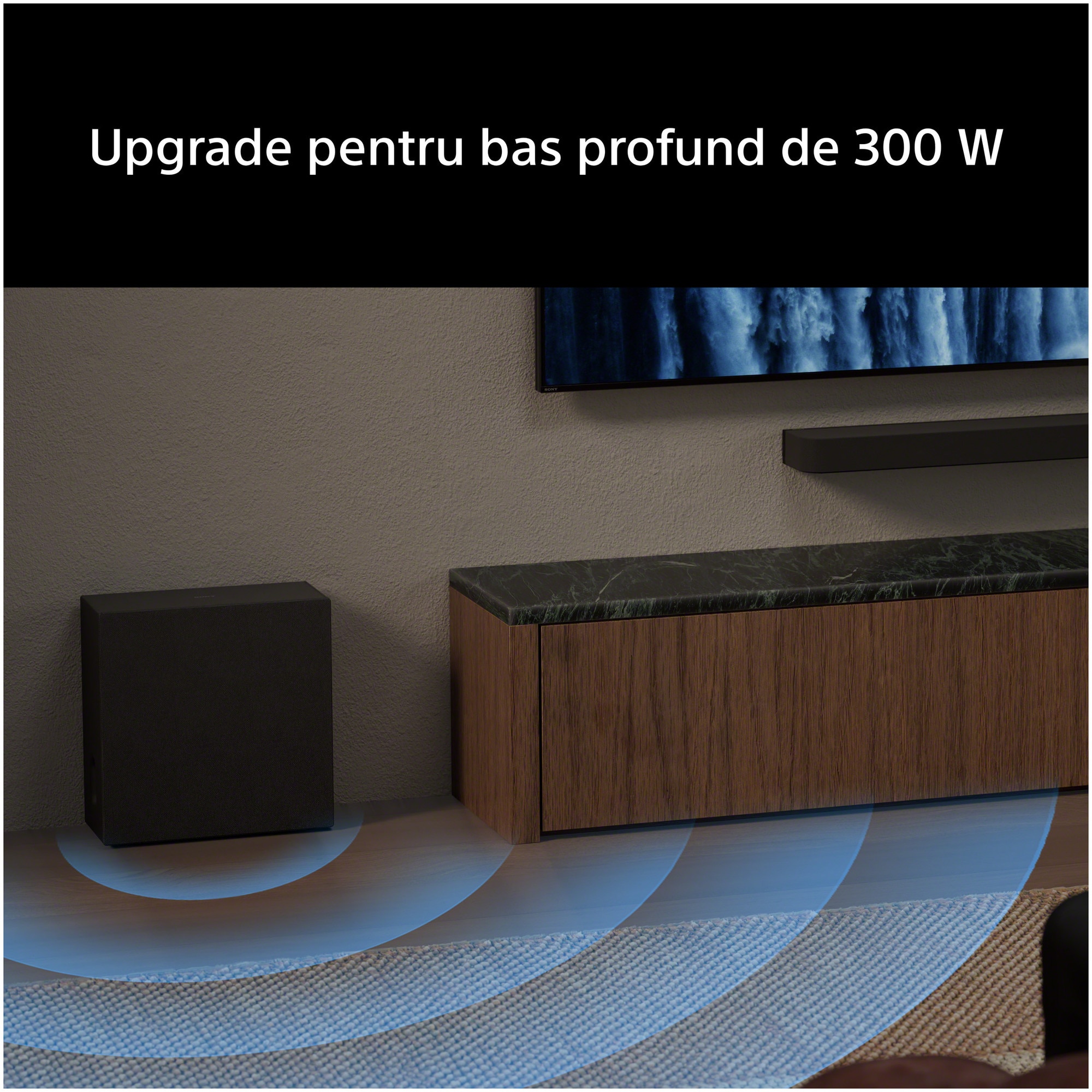 Subwoofer Sony BRAVIA Theatre Sub 8 SA-SW8, 300W, Wireless, Negru