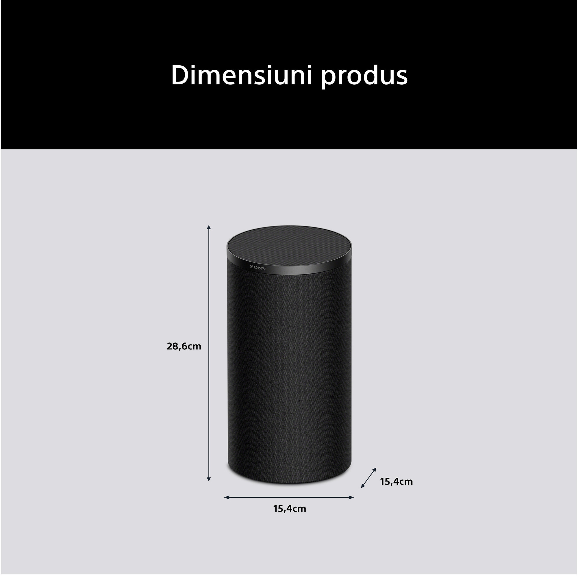Kit surround Sony BRAVIA Theatre Rear 9 SA-RS9, 180W, 6ch, Wireless, Negru