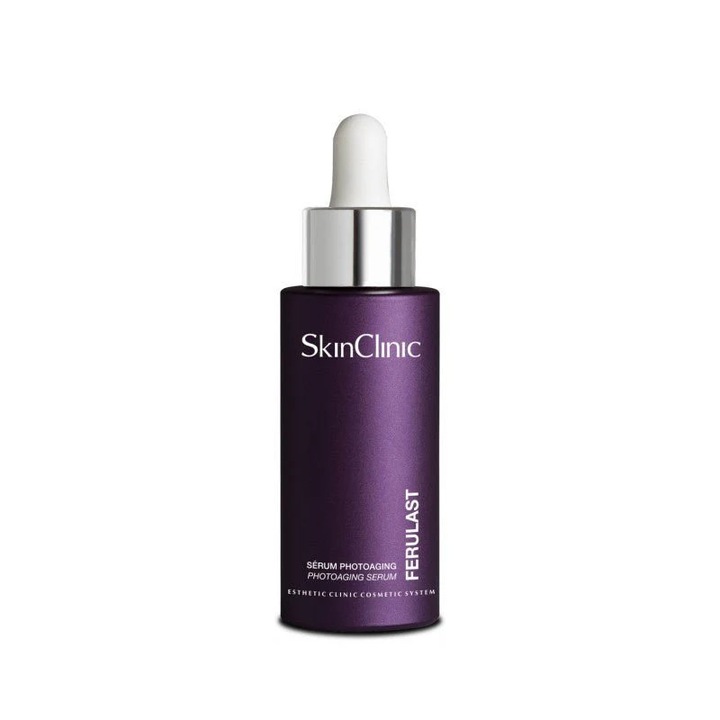 Bőrmegújító szérum, SkinClinic, ferulasavval és hialuronsavval, 30ml
