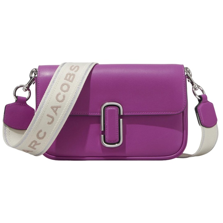 Geanta crossbody din piele, Marc Jacobs, mov
