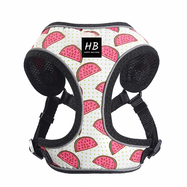 Ham confort Happy Bulldog pentru câini, multicolor, mărimea S