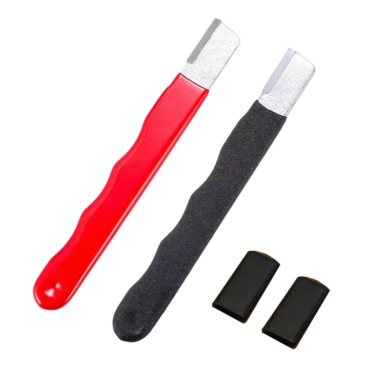 Baisirui multifunkcionális élező, 2 db-os készlet, ergonomikus, tartós, 12,5 cm, kerti ollóhoz