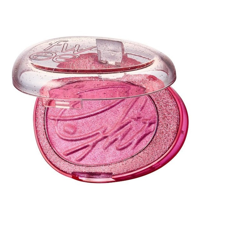 Iluminator Fwee Glitz Stone Highlighter HL01 Fever Garnet, textura compacta, nuanta calda, 10g