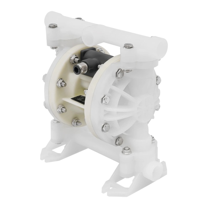 Pompa cu diafragma pneumatica, 900 l/h, 220 V, alb, 27 cm