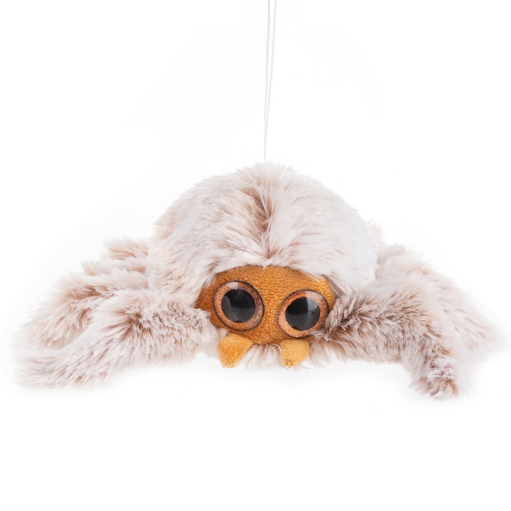 Puha plüss játék FANCY, pók, akasztható, 23 cm, aranyos ajándék gyerekeknek és felnőtteknek