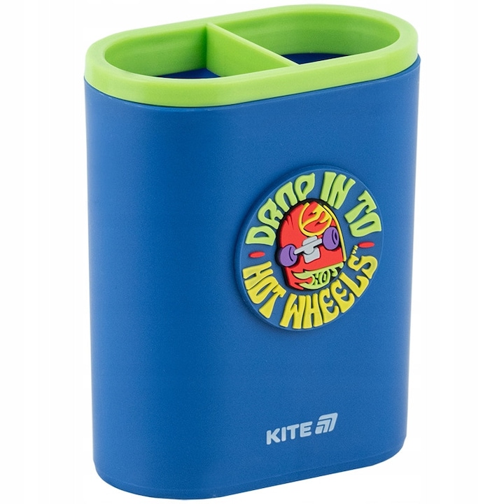 Suport pentru pixuri si creioane, pentru copii, Hot Wheels, Kite