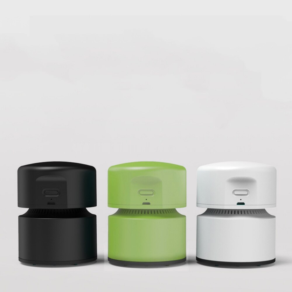 Aspirator portabil de birou, pentru curatarea uscata si umeda, fara fir, cu 2 trepte de putere, baterie de mare capacitate de 1800 mAh, rezervor detasabil, 4 W, negru