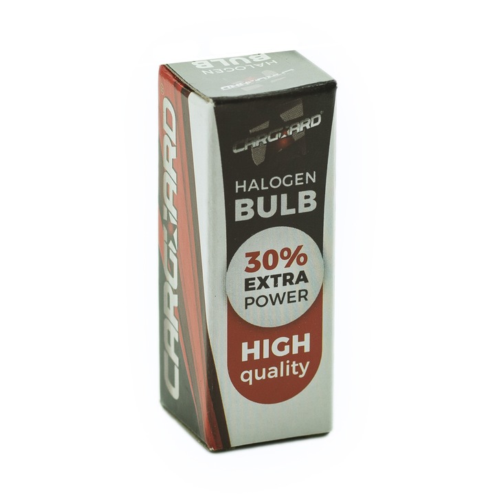 Bec halogén H3 55W, +30% intenzitás - CARGUARD