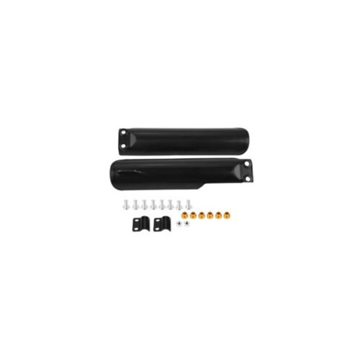 Protectii pentru furca motocicleta, set, plastic ABS, negru, pentru motociclete off-road 150cc-250cc
