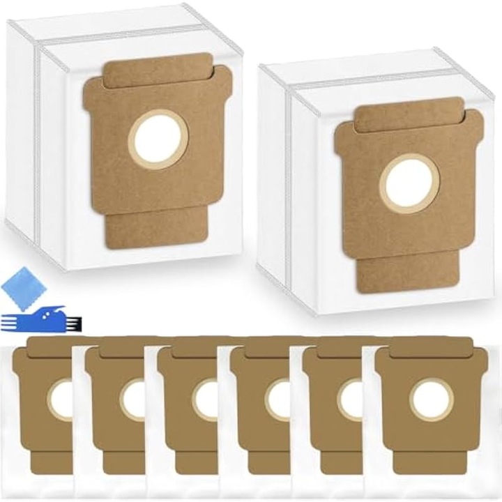 Kit de saci de schimb pentru aspiratoare Roomba 2 Essential Q052 / 104, 105 Vac / 105 Combo/Plus 405 / Plus 505 Combo/Max 705 Vac (8 bucati)