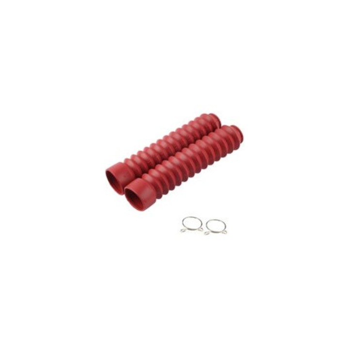 Protector furca motocicleta, set 2 bucati, 210.5x42mm, negru/albastru/verde/rosu